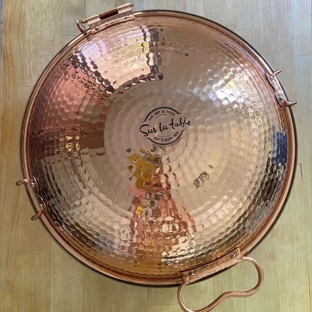 NWT Portuguese Copper Cataplana, Sur La Table, 10.5